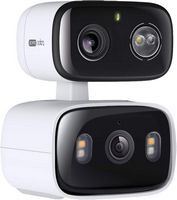 TP-Link - Tapo Wired Dual-Lens, Pan-Tilt Security 2K QHD Camera, 360° Coverage - No Monthly Fees ... - Angle