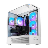 iBUYPOWER - Element Gaming Desktop PC - AMD Ryzen 7 8700F, NVIDIA GeForce RTX 5060 8GB, 16GB DDR5... - Angle