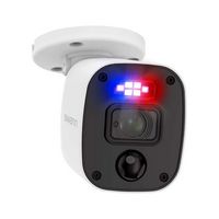 Swann - Add-On Bullet Security Camera for DVR, 4K UHD Video, Flashing and Spotlight, Outdoor Nigh... - Angle