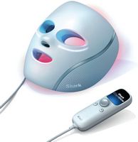 Shark - CryoGlow Under- Eye Cooling + LED Anti-Aging & Skin Clearing Face Mask - Blue Frost - Angle