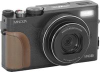 Minolta - MND35 64.0 Megapixel 4K Video Digital Camera - Black - Angle