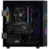 CLX - SET Gaming Desktop - AMD Ryzen 5 8600G - 16GB DDR5 Memory - Radeon 760M Integrated - 500GB ... - Angle