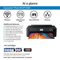 Epson - Expression Photo HD XP-15000 Wireless Printer - Black - Angle