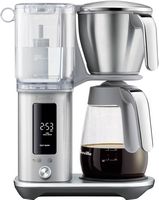 Breville - the Luxe Brewer Glass Coffee Maker - Brushed Stainless Steel - Angle