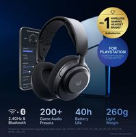 SteelSeries - Arctis Nova 3P Wireless Gaming Headset for PlayStation, PC, Mobile, Handhelds, and ... - Angle