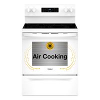 Whirlpool - 5.3 Cu. Ft. Freestanding Electric Convection Range with No Preheat Air Fry and Air Ba... - Angle