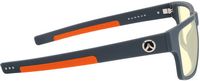 GUNNAR - Overwatch Ultimate  Computer Glasses with Blue Light Reduction , Amber Lenses - Ash - Angle