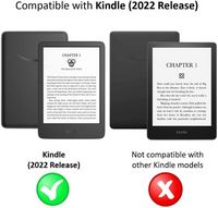 Amazon - NuPro Anti-Glare Screen Protector (2 Pack), for Kindle (2022 Release; not compatible wit... - Angle