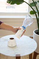 CRANE - Personal Corded Steam Inhaler - White/Blue - Angle