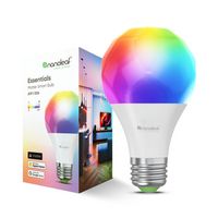 Nanoleaf - Essentials A19 Smart LED  Bulb Thread & Matter Compatible - Multicolor - Angle