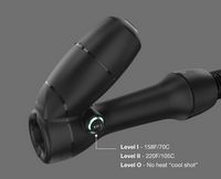 RevAir - Reverse-Air Hair Dryer with Hair Clips - Black - Angle