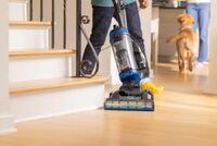 BISSELL - CleanView Swivel Pet Upright Vacuum Cleaner - Blue - Angle