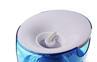 CRANE - 0.5 Gal. 2-in-1 Warm Mist Humidifier & Personal Steam Inhaler - Blue/White - Angle