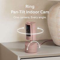 Ring - Pan-Tilt Indoor Security Cam with 360° Horizontal Pan Coverage, Live View & Two-Way Talk, ... - Angle