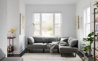 Burrow - Contemporary Range 2-Seat Sofa - Stone Gray - Angle