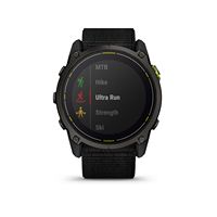 Garmin - Enduro 3 Solar GPS Smartwatch 51mm Fiber-reinforced polymer - Carbon Gray DLC titanium - Angle