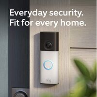 Ring - Battery Doorbell (newest model) Retinal 2K with wide-angle video, up to 6x Zoom, Two-Way T... - Angle
