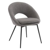 OSP Home Furnishings - Millie Accent /Dining Chair - Charcoal/ Black - Angle