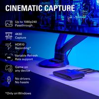 Elgato - 4K S – Ext Capture 4K60, 1440p120/1080p240 Passthrough and Capture for PS5, Xbox Series ... - Angle