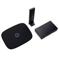 Ooma - Telo LTE Landline Home Phone Service with Battery Backup - Black - Angle