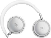 JBL - Live 680NC On Ear Noise Cancelling Wireless Headphones - White - Angle