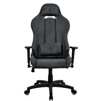Arozzi - Torretta Soft Fabric Gaming Chair - Dark Grey - Angle