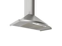 Zephyr - 30 inches - Convertible - Wall Range Hood - Stainless Steel - Angle