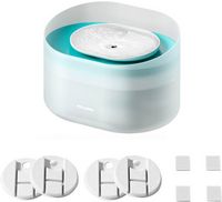 PETLIBRO - Capsule Dog Water Fountain with Replacement Filter Bundle - White - Angle