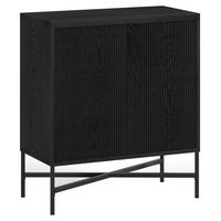 Camden&Wells - Lambert Accent Cabinet - Obsidian - Angle