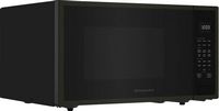 KitchenAid - 2.2 Cu. Ft. Countertop Microwave with Sensor Cooking - Black Stainless Steel - Angle