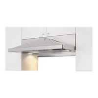 Zephyr - Pyramid 30 in. 290 CFM Under Cabinet Range Hood with Halogen Lights - Stainless Steel - Angle