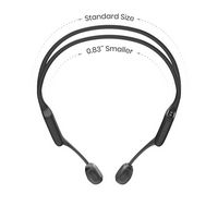 Shokz - OpenRun Pro Mini Premium Bone Conduction Open-Ear Sport Headphones - Black - Angle