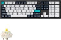 Keychron - Q6 Max 100% Custom Wireless RGB Mechanical Keyboard with Programmable QMK/VIA Hot-Swap... - Angle