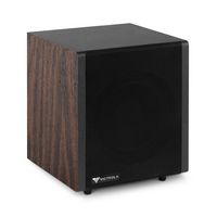 Victrola - Premiere S1 Subwoofer - Espresso - Angle