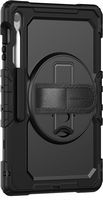 SaharaCase - Defense Series Heavy Duty Case with Hand Strap for Samsung Galaxy Tab S10 FE+ - Scor... - Angle