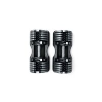 Set of Two NordicTrack 55 lb. Adjustable Dumbbells - Black - Angle