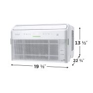 Frigidaire - 12,000 BTU 550 Sq. Ft. Smart Inverter Window Air Conditioner - White - Angle