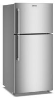Maytag - 19 Cu. Ft. Top-Freezer Refrigerator with Garage Mode - Fingerprint-Resistant Stainless F... - Angle