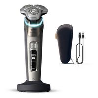 Philips Norelco i9000 Prestige Rechargeable Wet & Dry Shaver with Charge Stand, Precision Trimmer... - Angle