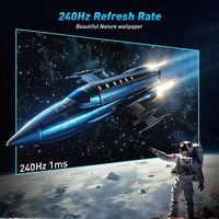 Titan-army - P32A2S2 32” Gaming Monitor, IPS 1ms GTG 240Hz 2K QHD FreeSync 97% DCI-P3 with HDR400... - Angle