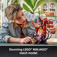 LEGO - NINJAGO The Fire Knight Mech Building Set 71846 - Angle