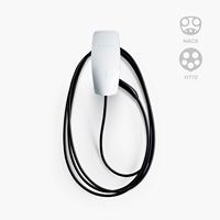 Tesla - Universal Wall Connector Level 2 Hardwired Electric Vehicle (EV) Charger – up to 48A– 24’... - Angle