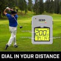 Izzo - Launch Mate Mini Golf Launch Monitor - Gray - Angle
