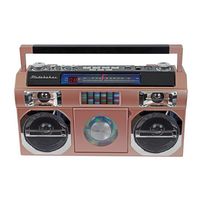 Studebaker - 80's Retro Street Boombox with Bluetooth - Rose Gold - Angle