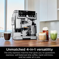 Ninja - Luxe Café Pro Series 4 in 1 Espresso, Drip Coffee, Cold & Hot Brew, Tamper, Grinder, Scal... - Angle