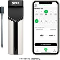 Ninja - ProChef Wireless Thermometer Indoor & Outdoor, 700◦F, extended battery life, long range c... - Angle