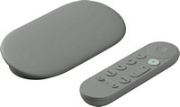 Google - TV Streamer 4K - Fast Streaming Device in 4K HDR - 32 GB of Storage - Hazel - Angle
