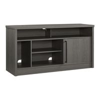 Insignia™ - TV Stand for Most TVs Up to 55” with Gaming Nook - Dark Gray - Angle