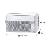 Frigidaire - Gallery 115V 10,000 BTU 450 Sq. Ft. Smart Inverter Window Air Conditioner with Remot... - Angle