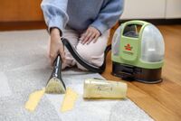 BISSELL - Little Green Mini Cordless Carpet Cleaner - Tea - Angle